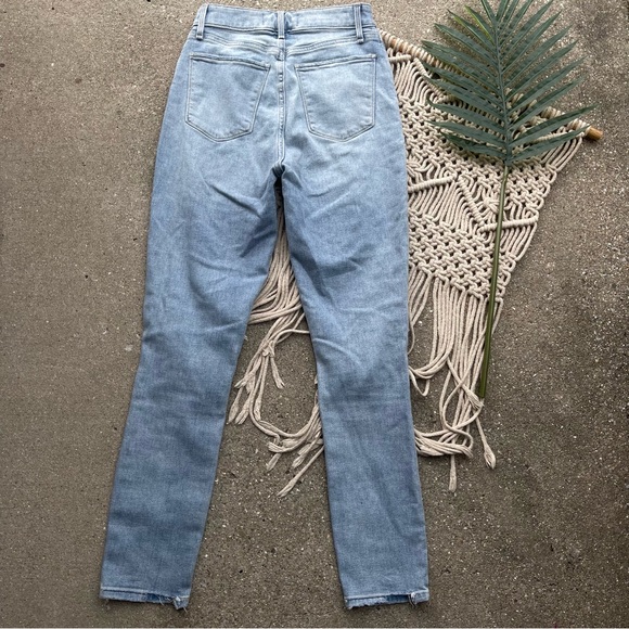 Abercrombie & Fitch Distressed Jeans Size 25 / 0 High Rise Super Skinny Ankle - Picture 7 of 8